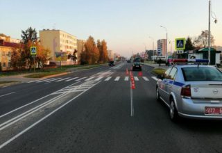 На переходе в Кобрине сбили пешехода