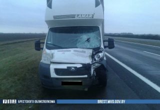 В Березовском районе на трассе М-1 кобринчанин насмерть сбил пешехода