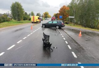ДТП возле д. Борисово в Кобринском районе