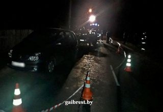 В результате двойного наезда погиб житель Кобринского района