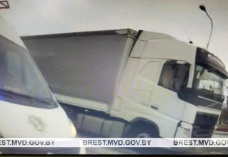 Пьяного водителя фуры остановили возле Кобрина