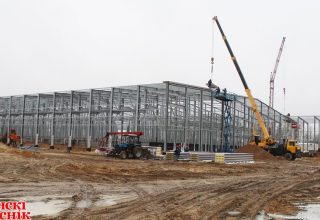 Возле Кобрина возводят комплекс по производству рассады грибниц