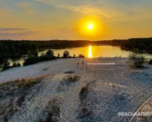 Спасение утопающих на озере Каташи в Кобринском районе