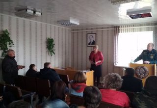 В аг. Остромичи поговорили о пожарах в быту