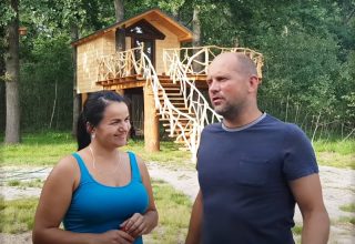 В Кобринском районе вовремя увидели пожар и спасли женщину