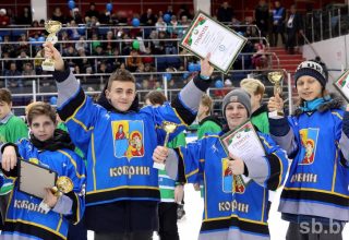 Кобринская команда «Атлант» — бронзовый призер «Золотой шайбы»