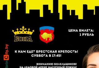 Любительская хоккейная лига области в Кобрине