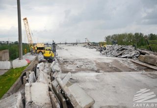 Видеосюжет о реконструкции моста в Кобрине