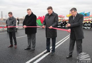 В Кобрине после реконструкции открылся мост через реку Мухавец