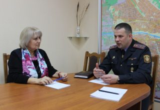 Сотрудники милиции в Кобрине открыты для общения