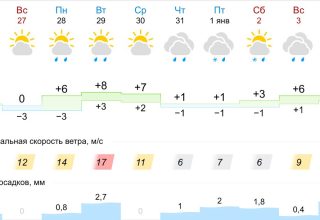 В воскресенье в Кобрине температура опуститься ниже нуля