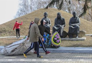 Акция в память о сожженных деревнях прошла в д. Борисовка