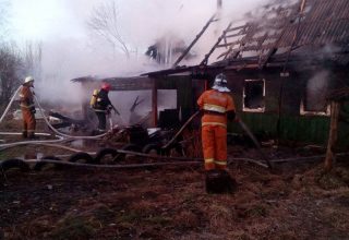 В д. Легаты Кобринского района произошел пожар. Погибла женщина