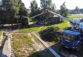 Возле храма в Кобрине строят приходской дом