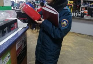 В Кобрине магазины, продающие огнетушители, прошли проверку