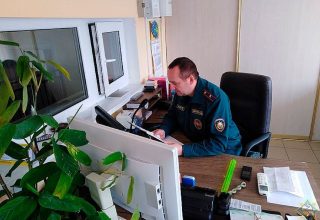 В Кобрине МЧС напомнило о пожарной безопасности