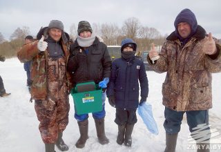 Команда рыбаков из Кобрина заняла первое место