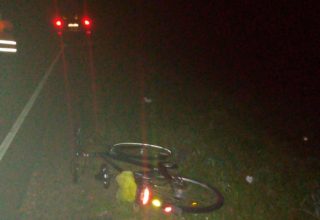 В Кобринском районе совершен наезд на велосипедистку
