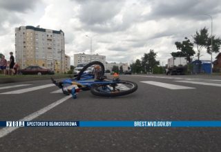 В Кобрине травмирован 13-летний велосипедист